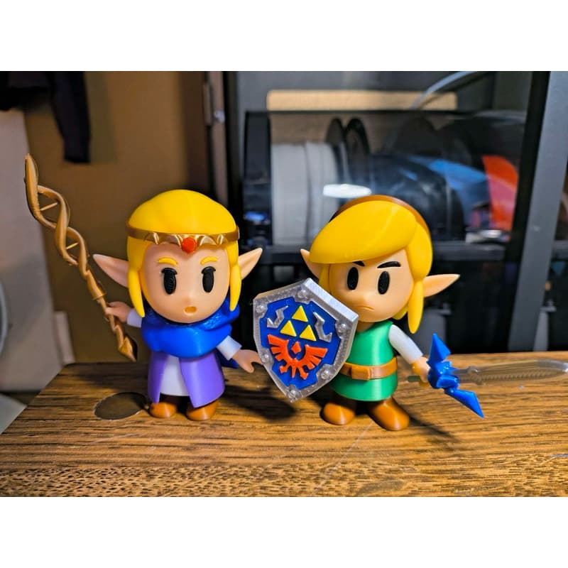 Miniatura Link e Zelda – The Legend of Zelda