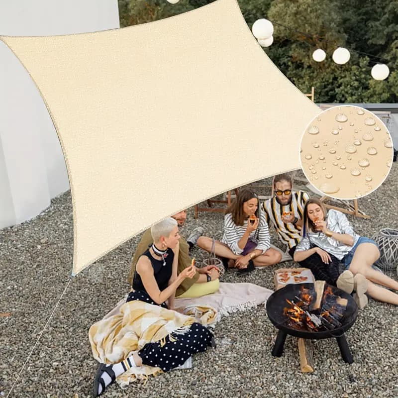 Toldo para Piscina e Camping - Proteção Solar e Impermeável (2x3m, 3x4m)