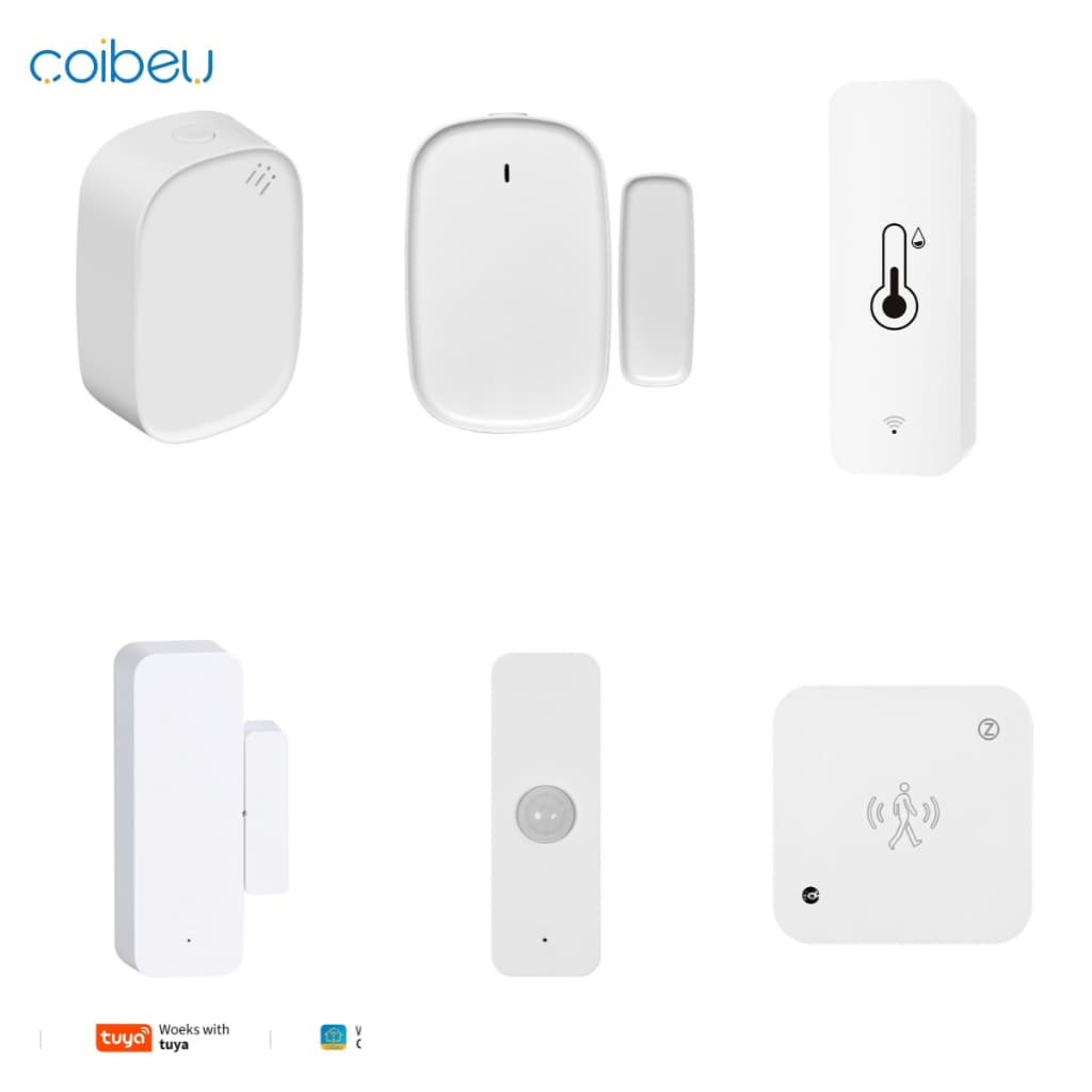 COIBEU Sensor De Movimento ou Umidade WiFi ou Zigbee PIR Inteligente Detector Tuya