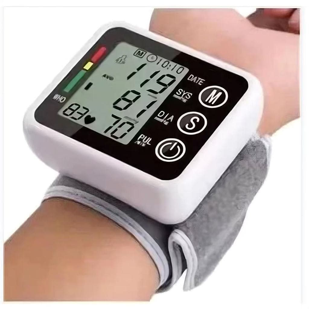 Medidor Pressão Digital De Pulso Com Voz Monitor Inteligente Aparelho De Pressão