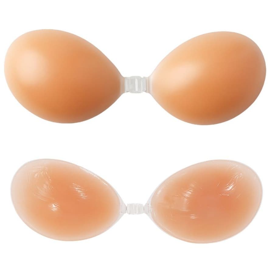Sutiã Silicone Adesivo Invisível Aumenta e Levanta os Seios Não Marca Na Roupa