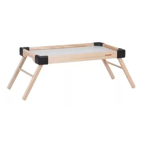 Bandeja de Café da Manhã Modelo Exclusivo Happy Day Natural Tipo Tramontina Pés Dobráveis Resistente