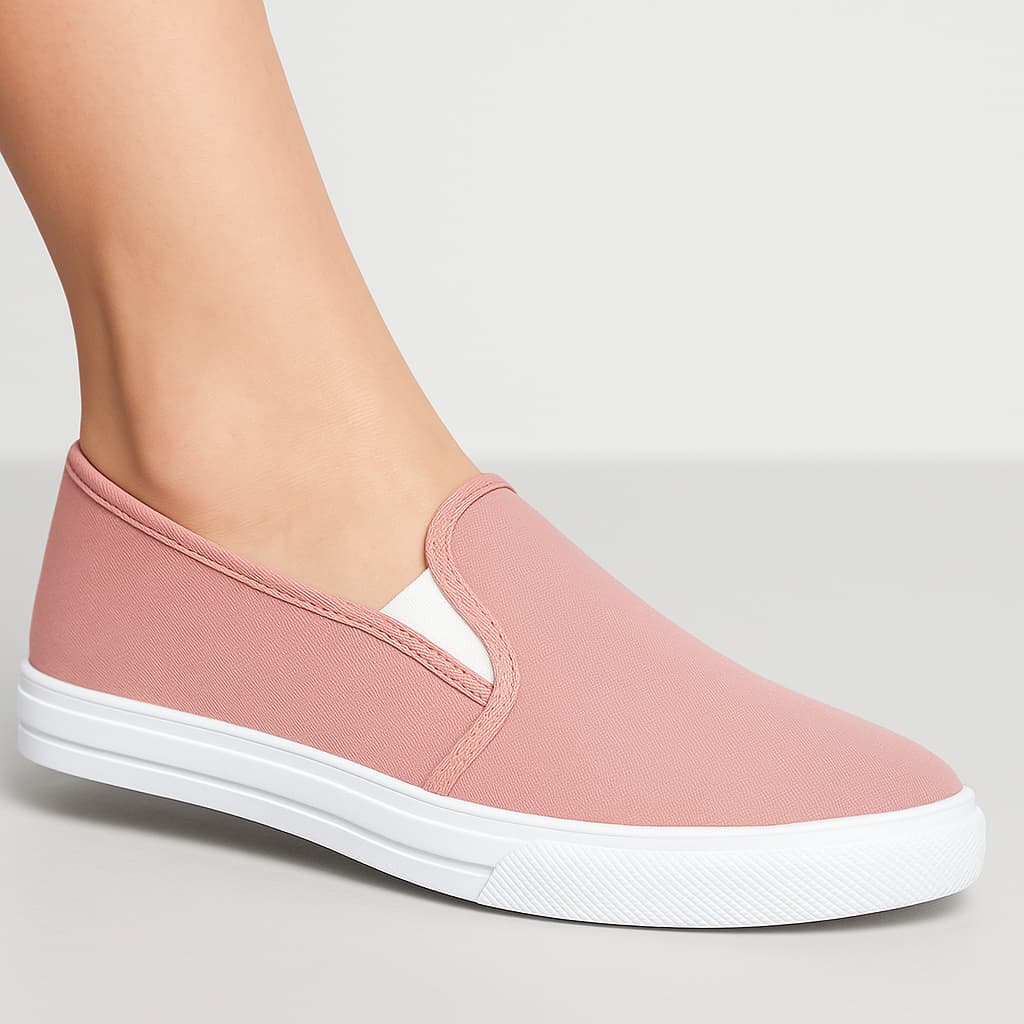 Tenis Feminino Slip On Sapatilha Feminina Liso Moda Lançamento