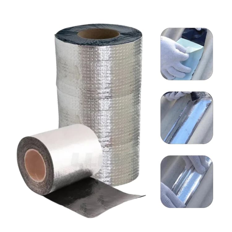 Manta Asfáltica Aluminizada Autoadesiva Multiuso Super Reforçada Telhado Calha Laje QBorg