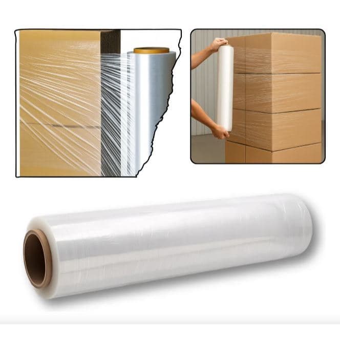 Rolo Bobina Filme Stretch Sem Tubete 200mts 2kg Plástico Angare