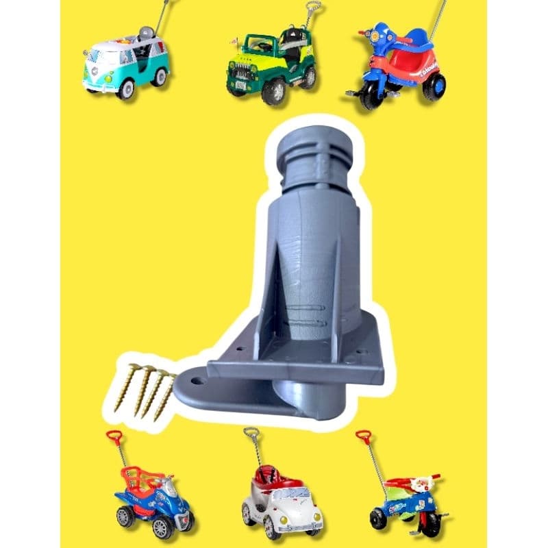 Suporte para guia da haste do carrinho de passeio peça calesita