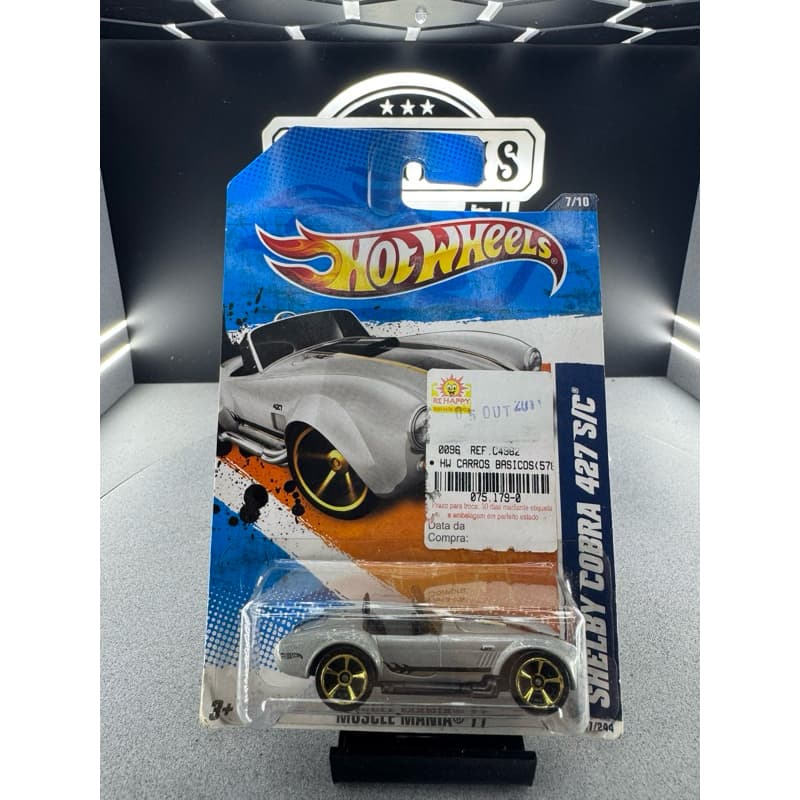 Hot Wheels Muscle Mania 2011 - Shelby Cobra 427 S/C - Abre Capô