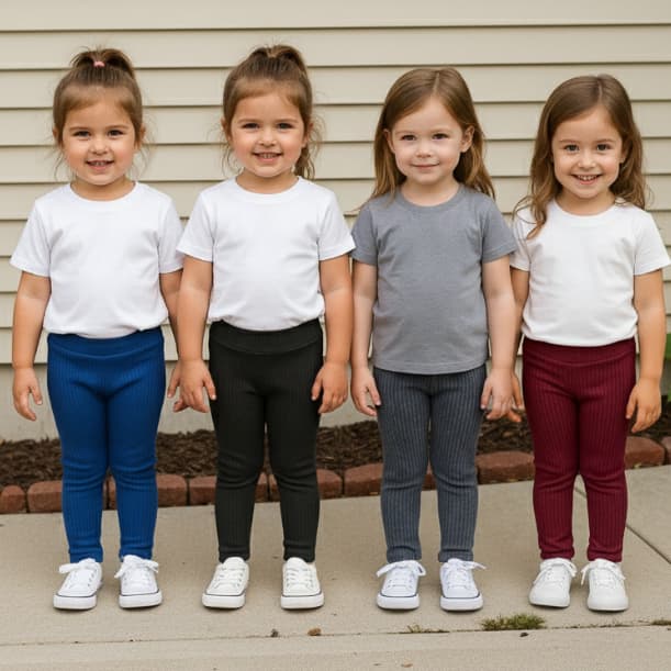 Kit 02 Calças Infantil Feminina Calça Feminina Infantil Calças Infantil Escola Parque Dia a Dia