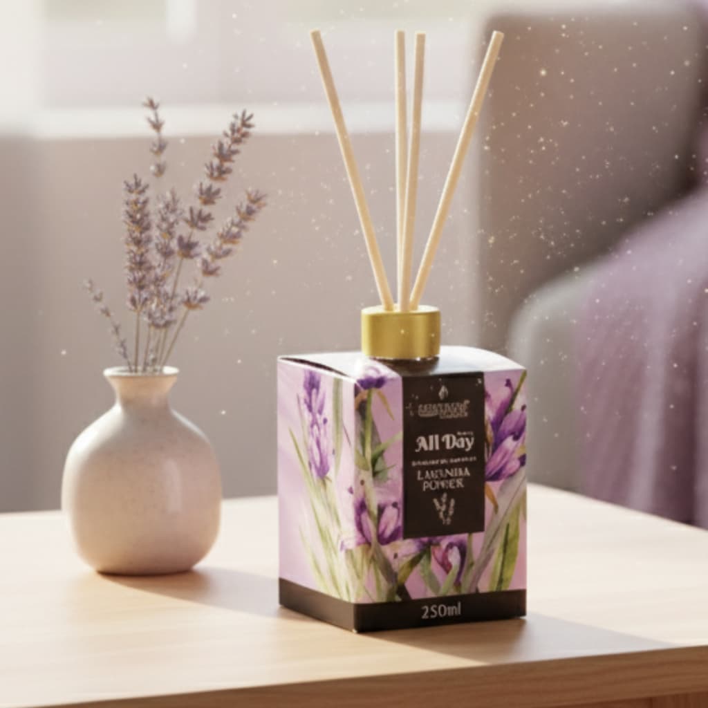 Difusor de Aromas com Varetas 250ml Aromatizador de Ambientes Cheirinho de Casa Perfume para Casa