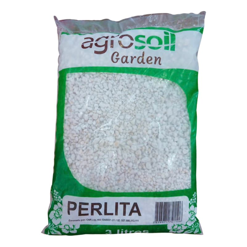 03 Litros Perlita Expandida Grossa Substratos Grow Cultivo