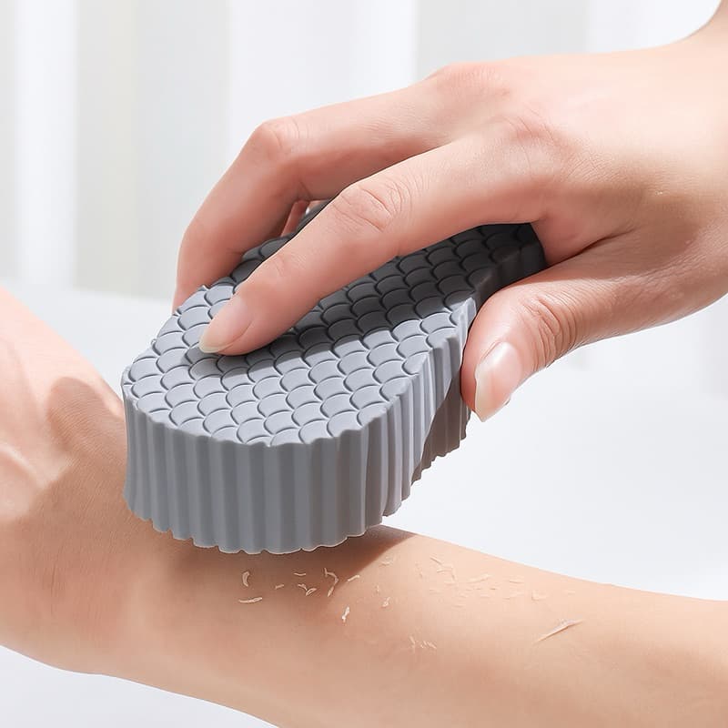 Esponja Corporal Esfoliante para Banho Massageadora Limpeza Diária