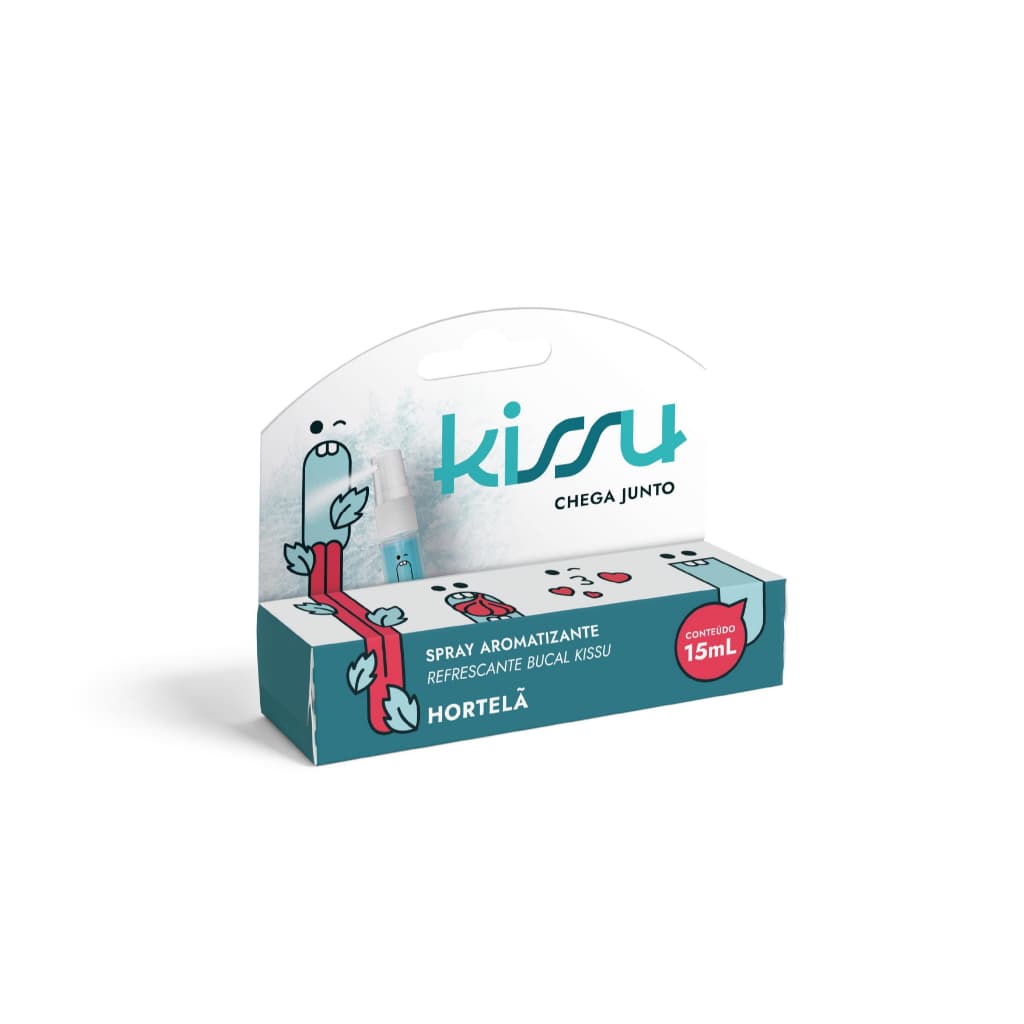 Spray Bucal KISSU - Sabor Hortelã - 15ml