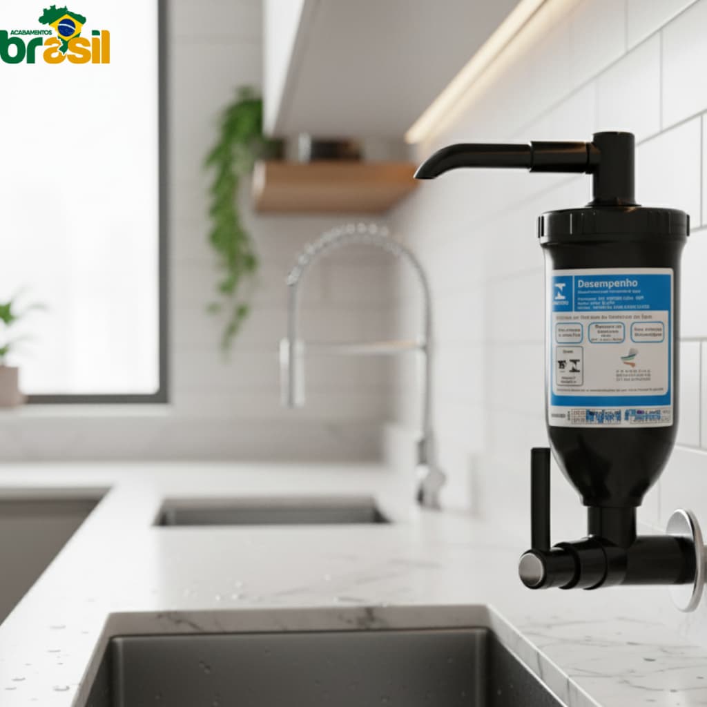 Torneira Bebedouro Filtro Preto Parede Escola Escritorio Cozinha Copa Banheiro Agua Filtrada