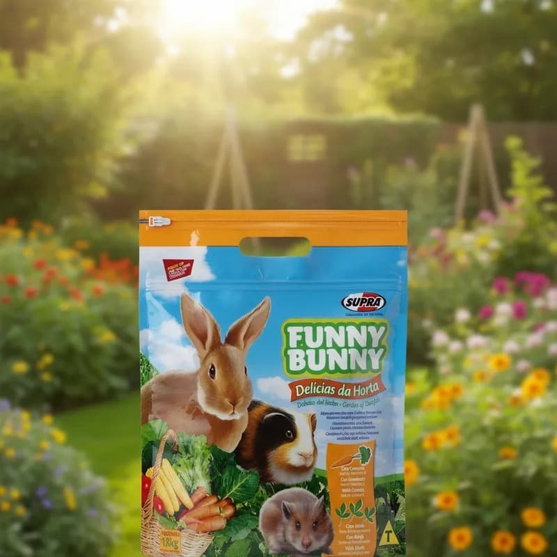 Ração Funny Bunny-  Delicias da Horta 1,8kg