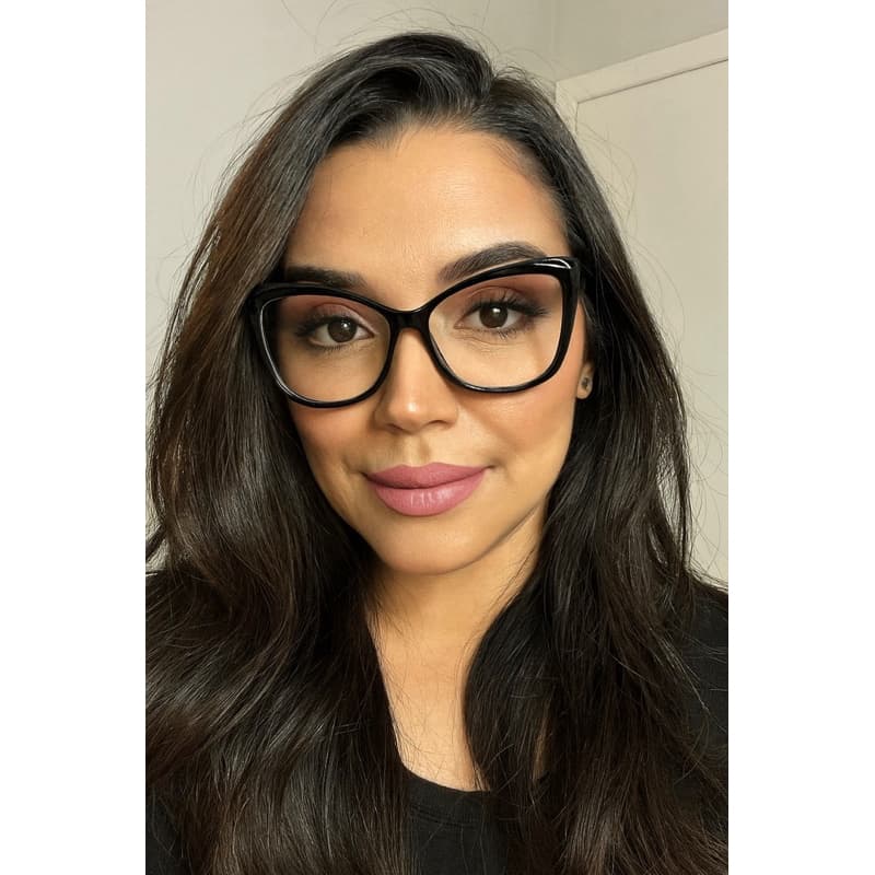 Óculos de Leitura Feminino Gatinho Preto