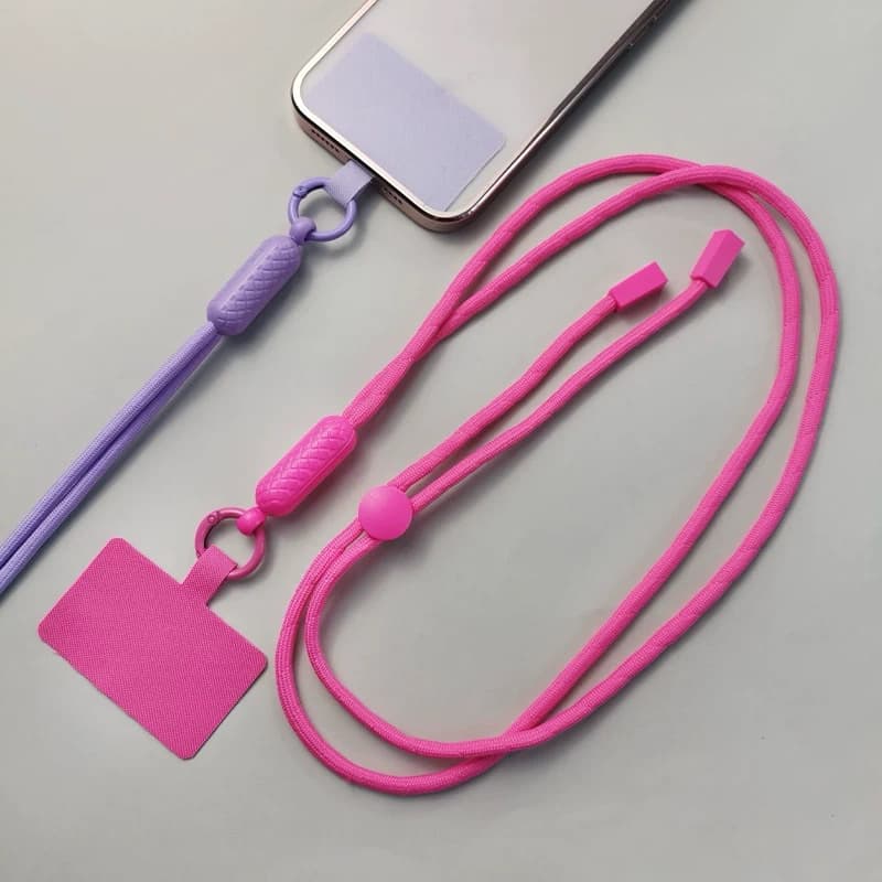 Cordão De Segurança Bolsa Alça Celular Pescoço De Uso Fácil Estilo Moda Porta-Chaves Sling Case