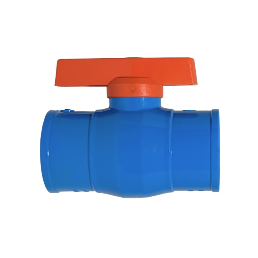 Registro De Esfera Soldável Pvc 20/25/32/35/40/50,6/60mm Azul  Durín