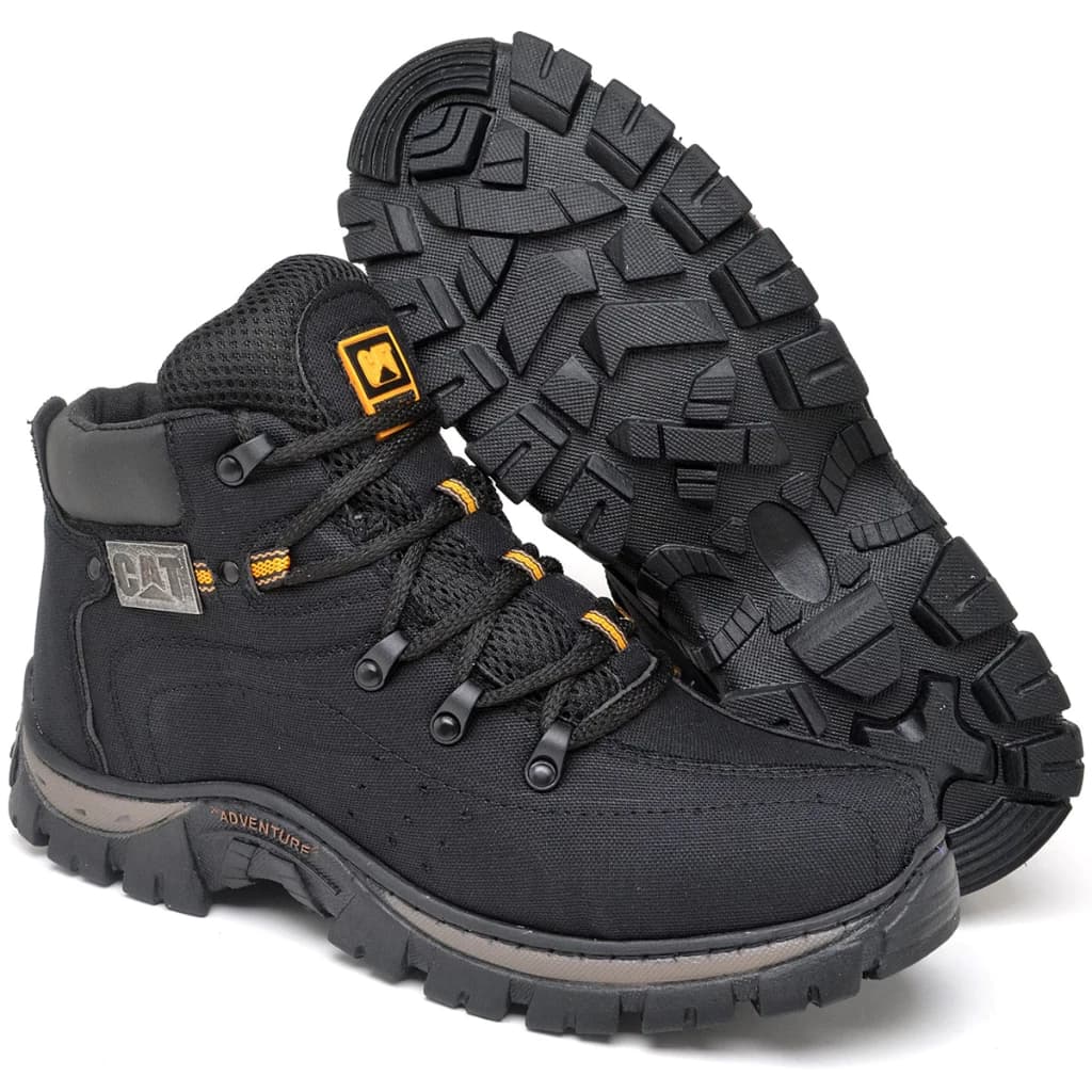 Coturno Bota Caterpillar Masculino Basico Em Perfeito Acabamento Envio Rapido