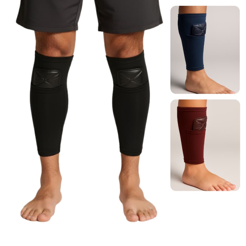 Porta Caneleira Confortável Suporte Esportiva Futebol, Futsal, Society Porte Adulto E Infantil