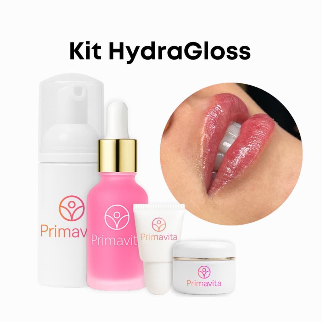 Kit Microagulhamento Labial Completo Iniciante Revitalização Profunda Gloss Finalizador