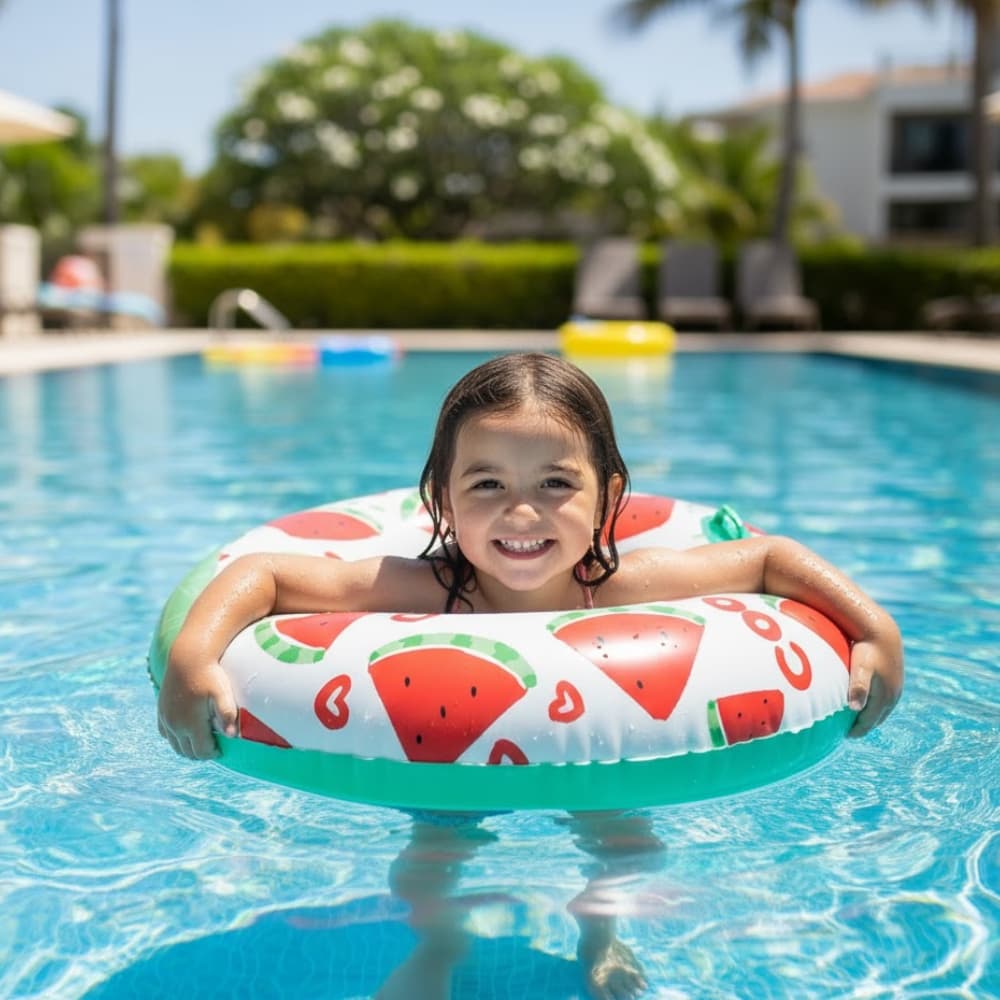Bóia Frutas Inflável Para Piscina Praia Verão Circular Infanfil Adulto 70cm/80cm/90cm/120Cm