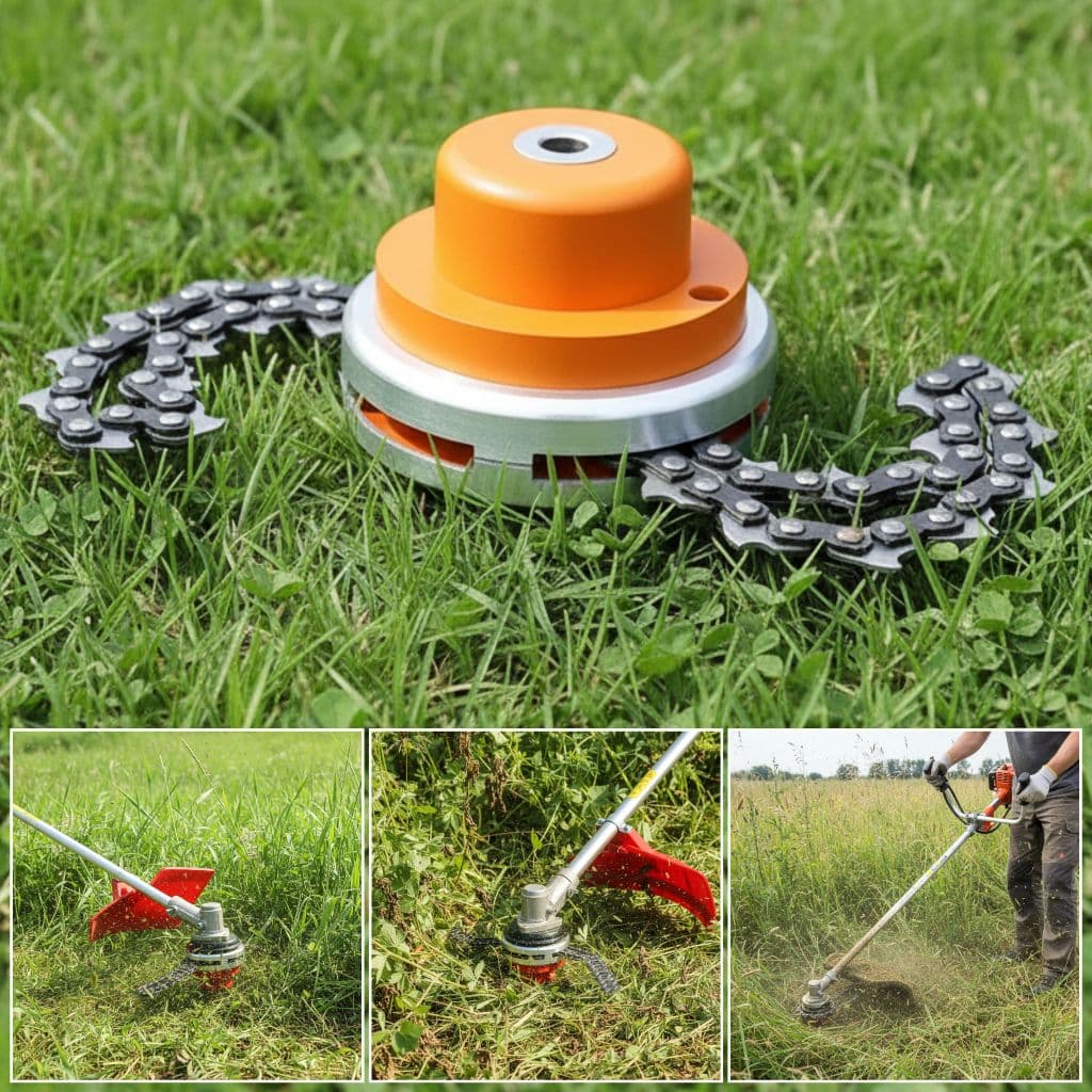 Trimmer Com Corrente Motosserra Lâmina Para Roçadeiras Stihl