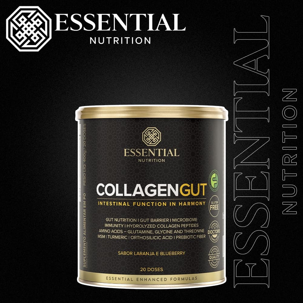 Collagen Gut Essential Nutrition (400g) Laranja & Blueberry