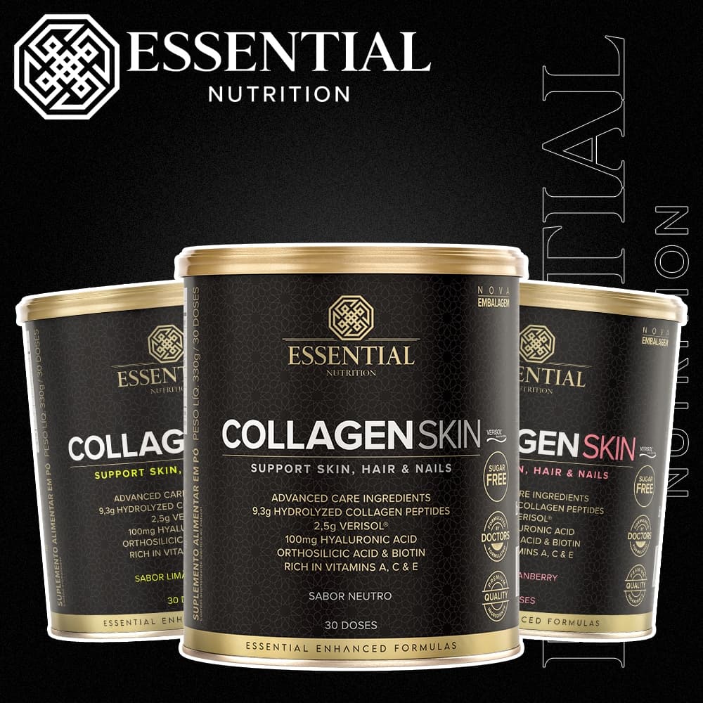 Collagen Skin 330g (Todos os Sabores) Essential Nutrition