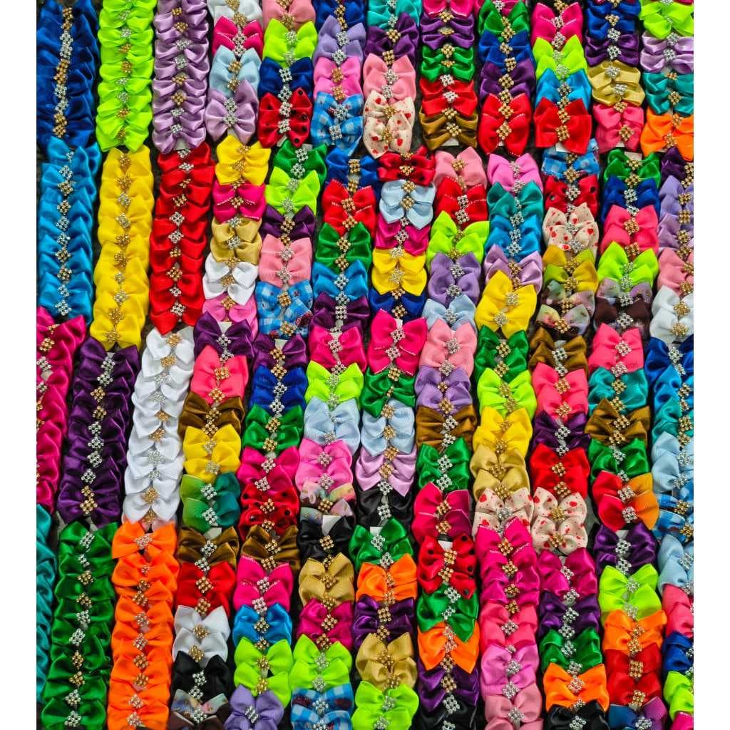 KIT 10/20/30/40/50 LAÇO PET LACINHO BORBOLETA BANHO E TOSA PETSHOP