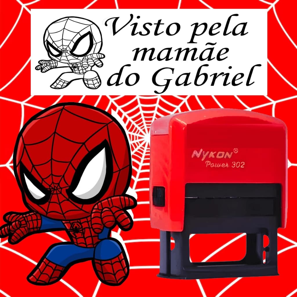 Visto pela Mamãe - Carimbo Personalizado