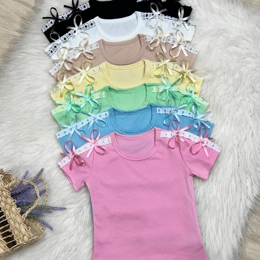 Blusa com Lacinhos nos Ombros Infantil – Estilo, Conforto e Delicadeza Para Meninas Elegantes e Bloguerinha
