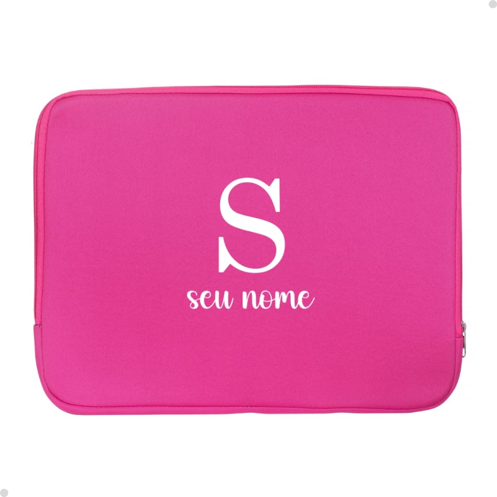 Pasta de Notebook Personalizada Com Nome Coleção Essencial Para Viajar Escritório Faculdade