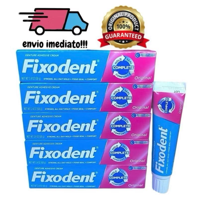 Fixodent Original - 68g, Fixodent Tradicional - o mais vendido 12x sem juros - Envio Imediato