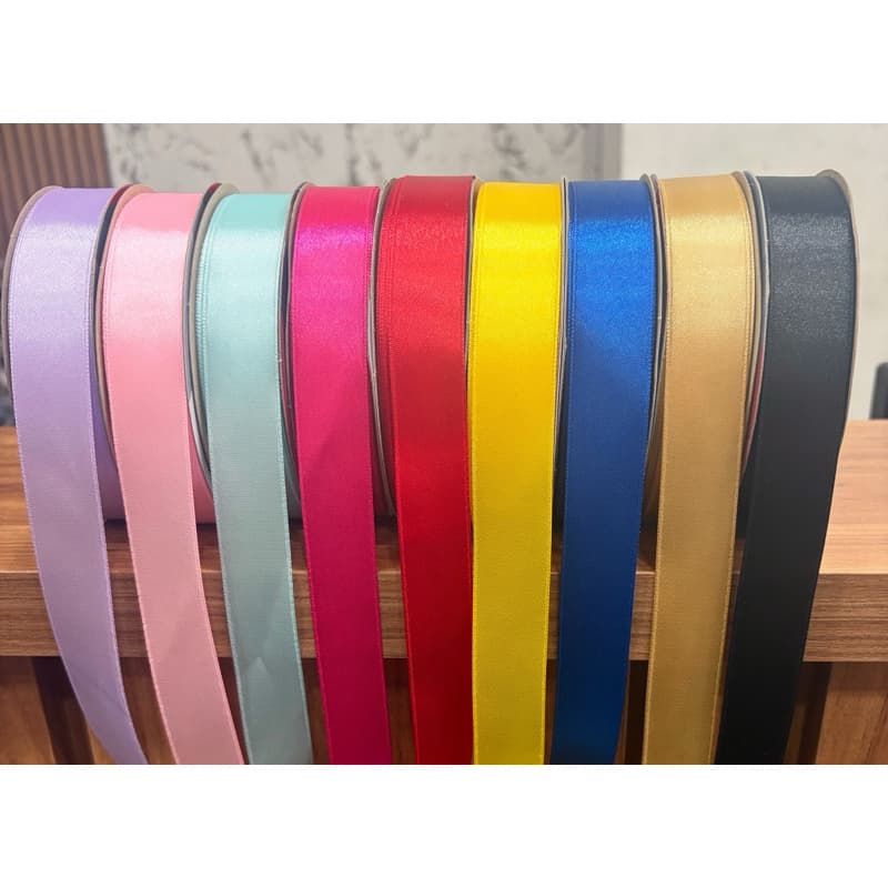 FITA DE CETIM 22 MM FACE SIMPLES -50 METROS🎀