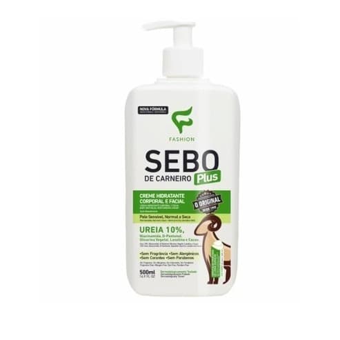 Creme Sebo Carneiro Plus Ureia 500ml - Fashion