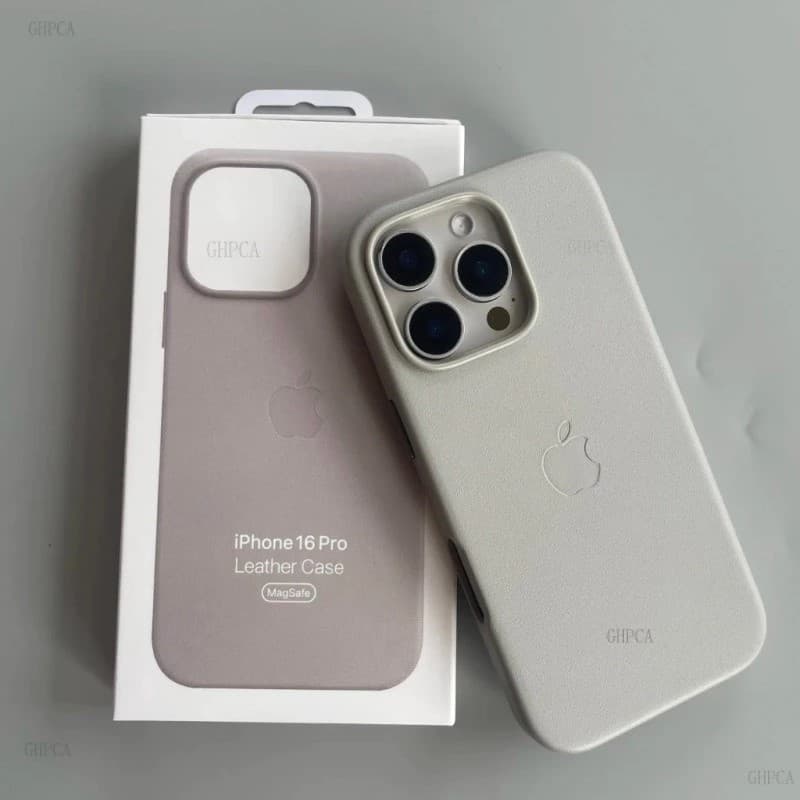 Capa De Couro Para iPhone 13/14/15/16 Pro Max Com Magnética De Carregamento Sem Fio Telefone