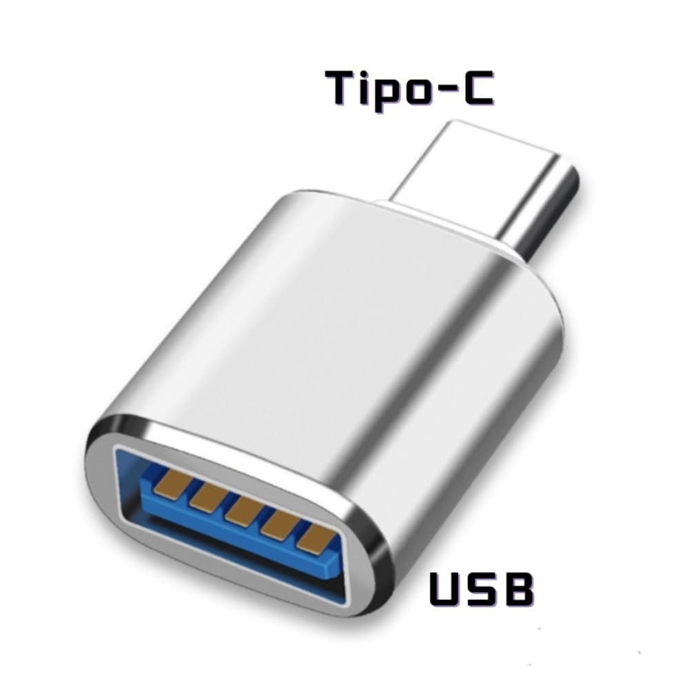 KIT 03 Adaptador Conversor Usb Tipo C 3.1 Otg Macho Para Usb 2.0 Fêmea Sincronização de Dados envio rapido