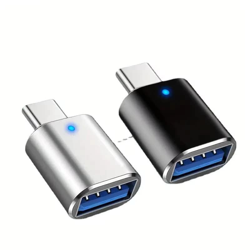 Adaptador OTG Premium USB 3.0 Plug Fêmea P/ USB C Macho Tipo C Transferência 5gbpsDados Carregamento