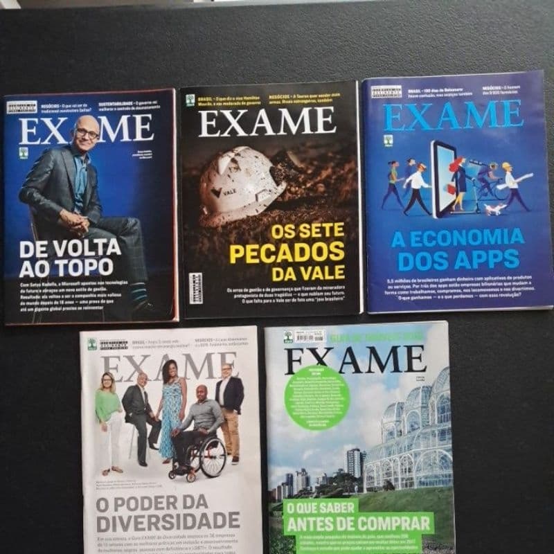Revista Exame Os Sete Pecados Da Vale De Volta Ao Topo O Poder Da Diversidade A Economia Dos APPS Saber Antes Comprar