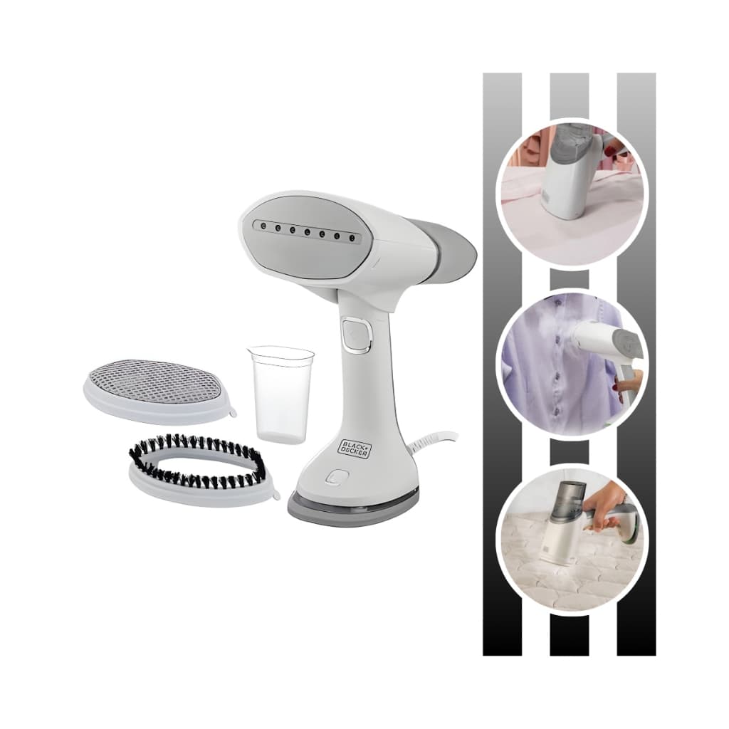 Vaporizador BDV3000 Portátil e Dobrável 3 Em 1 Bivolt Black Decker