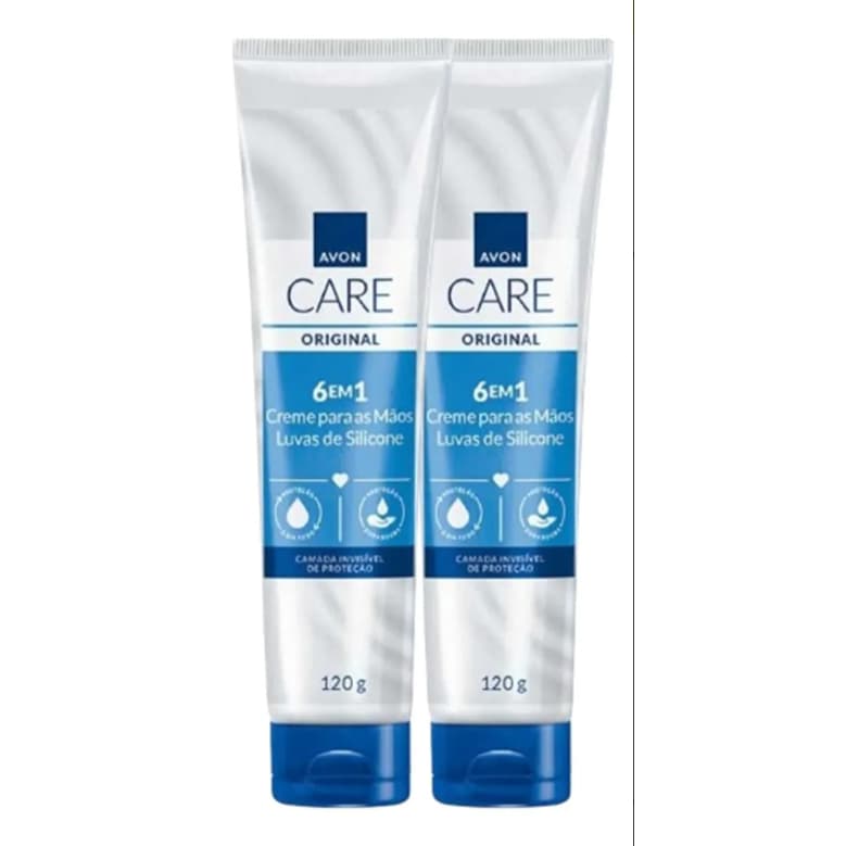 Kit 2 Creme Para As Mãos Luva De Silicone Avon 120g Original