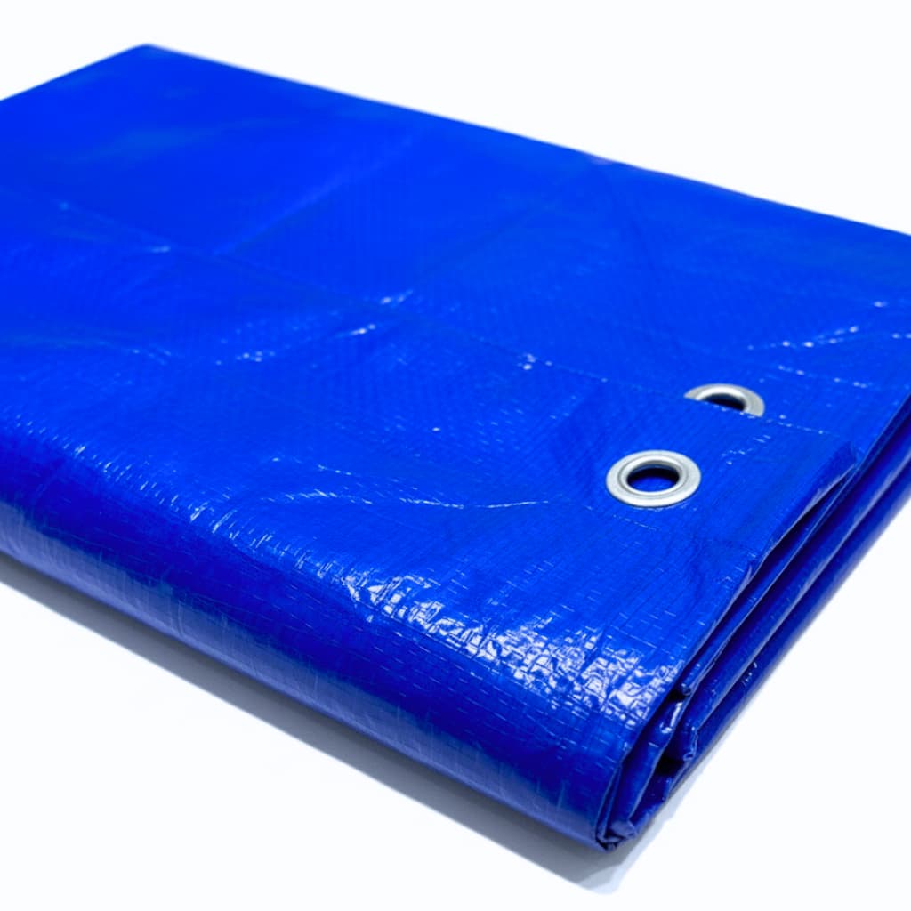 Lona mil Impermeável Com Tratamento UV Azul 4x5m 150 micras- PRIMELONAS