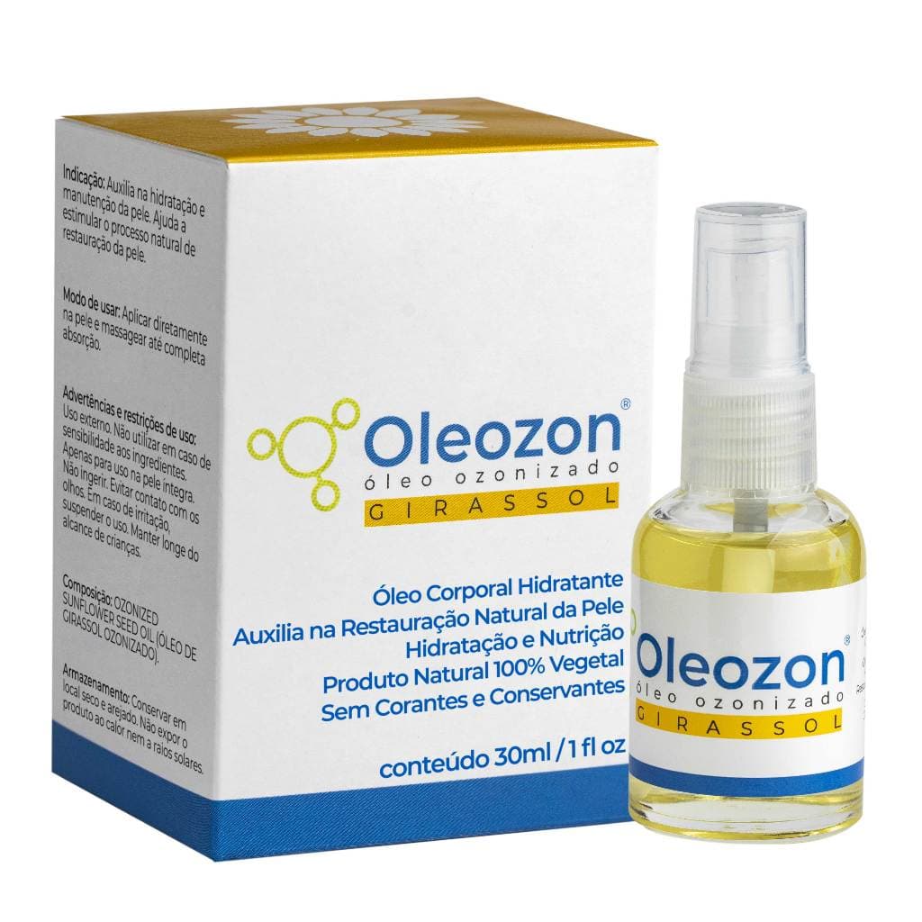 Óleo de Girassol Ozonizado Oleozon 30ml