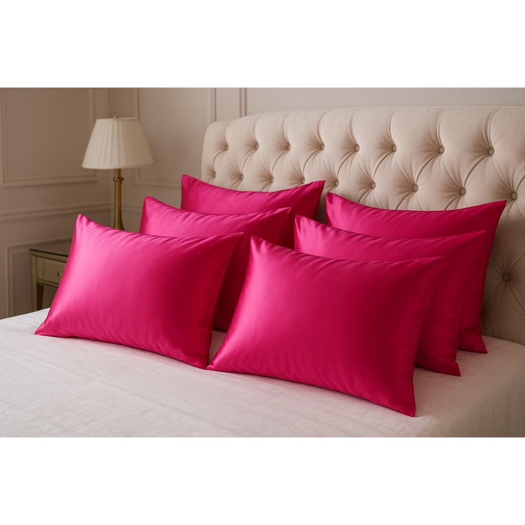 4 Fronhas de Cetim Anti Frizz Super Brilho Luxo