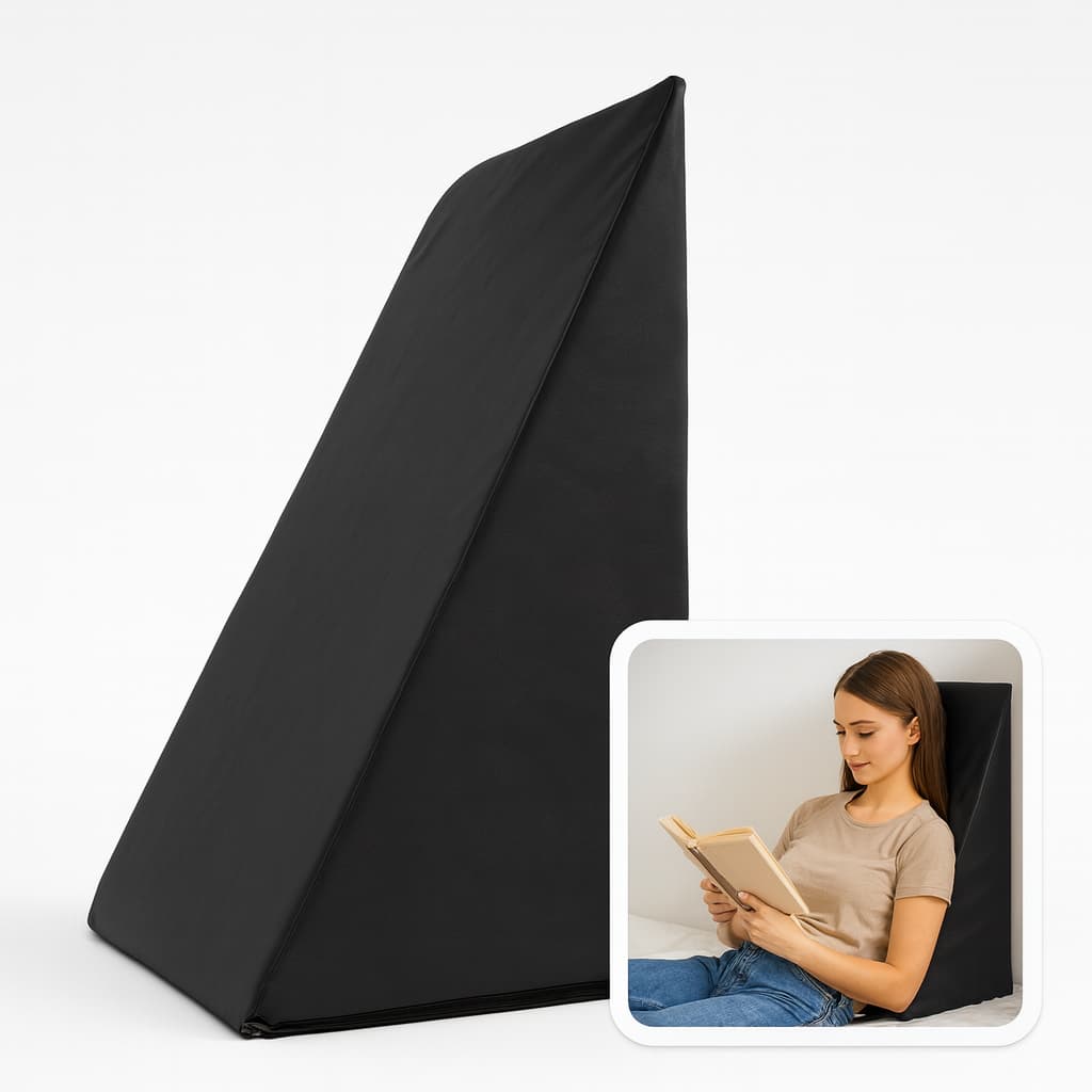 Travesseiro Triangular Encosto para Leitura apoio aos pés Almofada Triangular