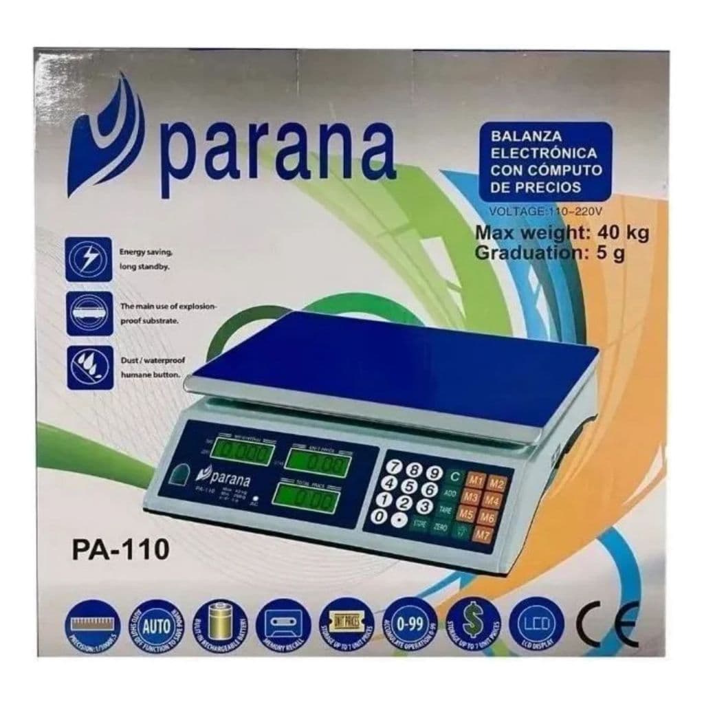 Balança Paraná Digital Comercial Eletrônica 40 Kg Bivolts 110v/220v