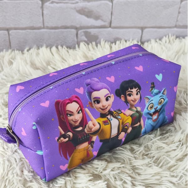 Estojo Escolar personalizado, guerreiras do k pop