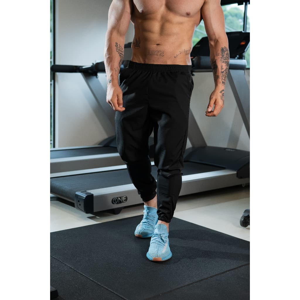 CALÇA JOGGER TACTEL ELASTANO P AO G3 PLUS SIZE Leveza, Secagem Rápida e Máxima Liberdade no Treino