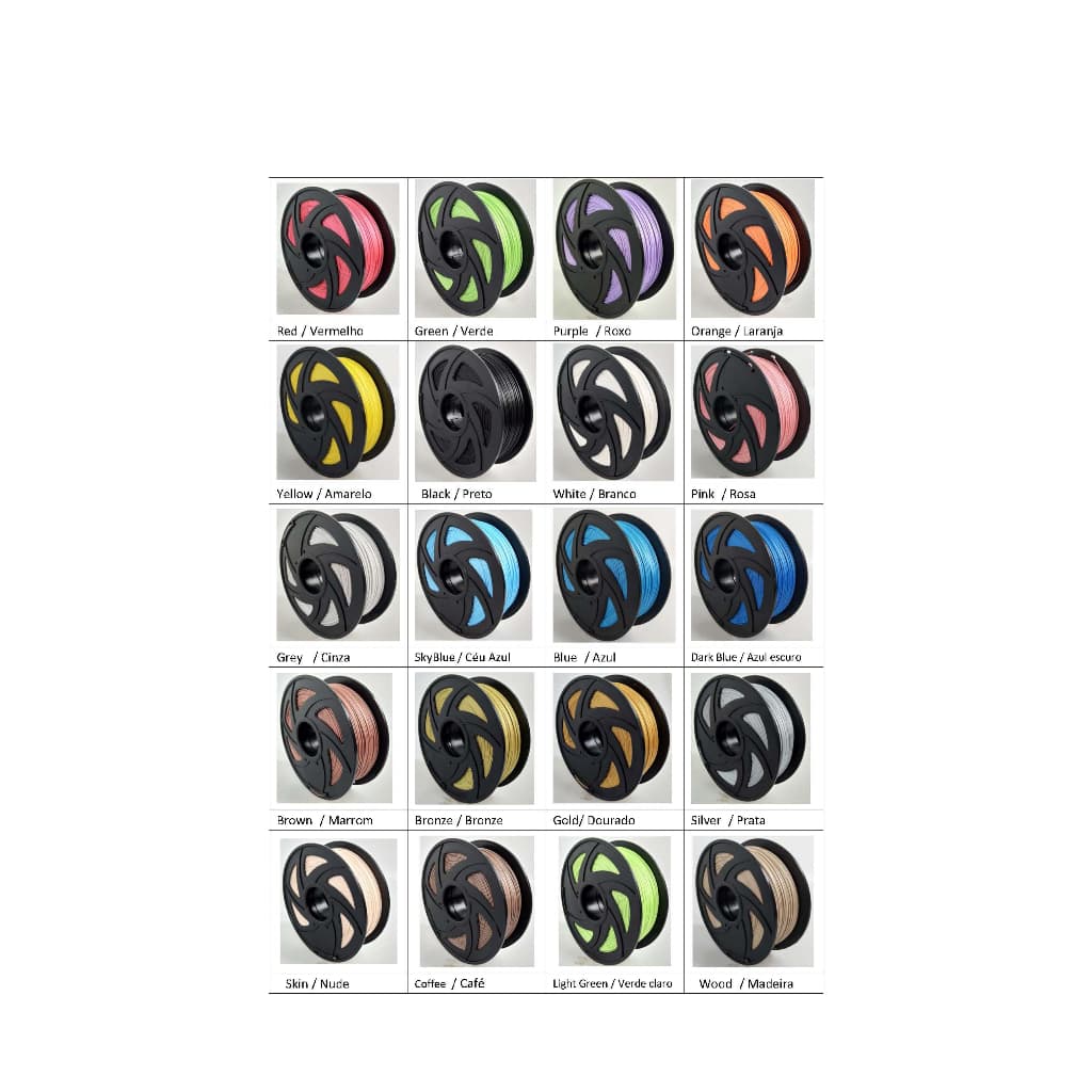 Filamento Pla 1.75mm Puro 1kg Para Impressora 3d