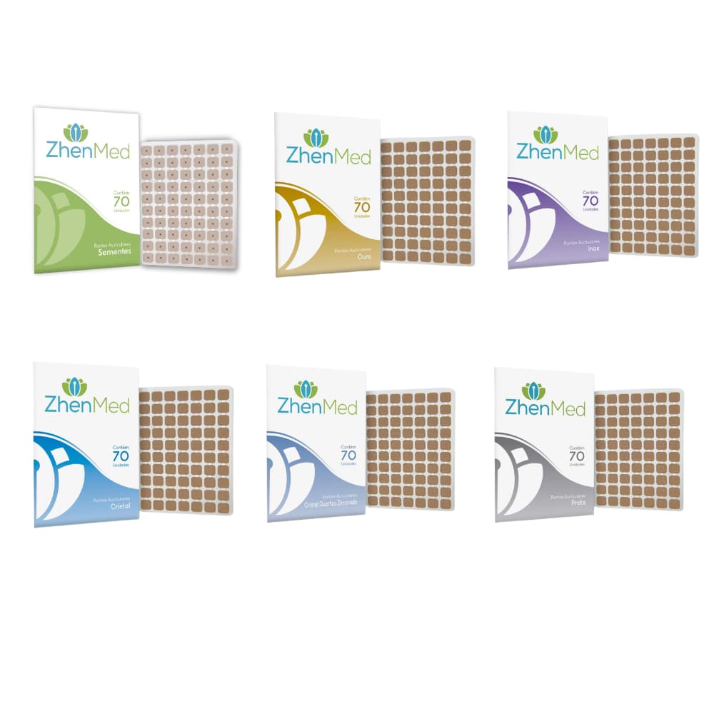 Pontos Sementes para Auriculoterapia - Zhenmed
